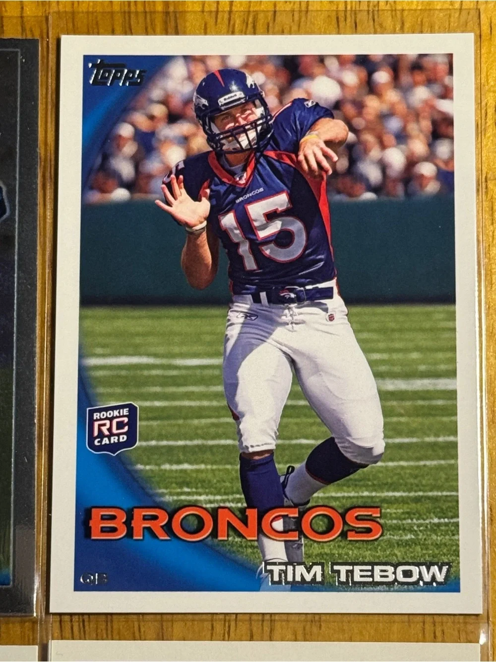 Tim Tebow Rookie Cards Topps Chrome (lot of 6)